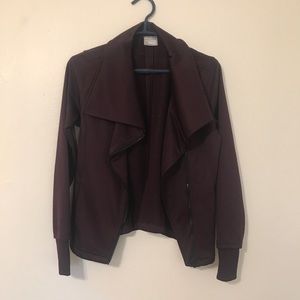 Purple athletic jacket